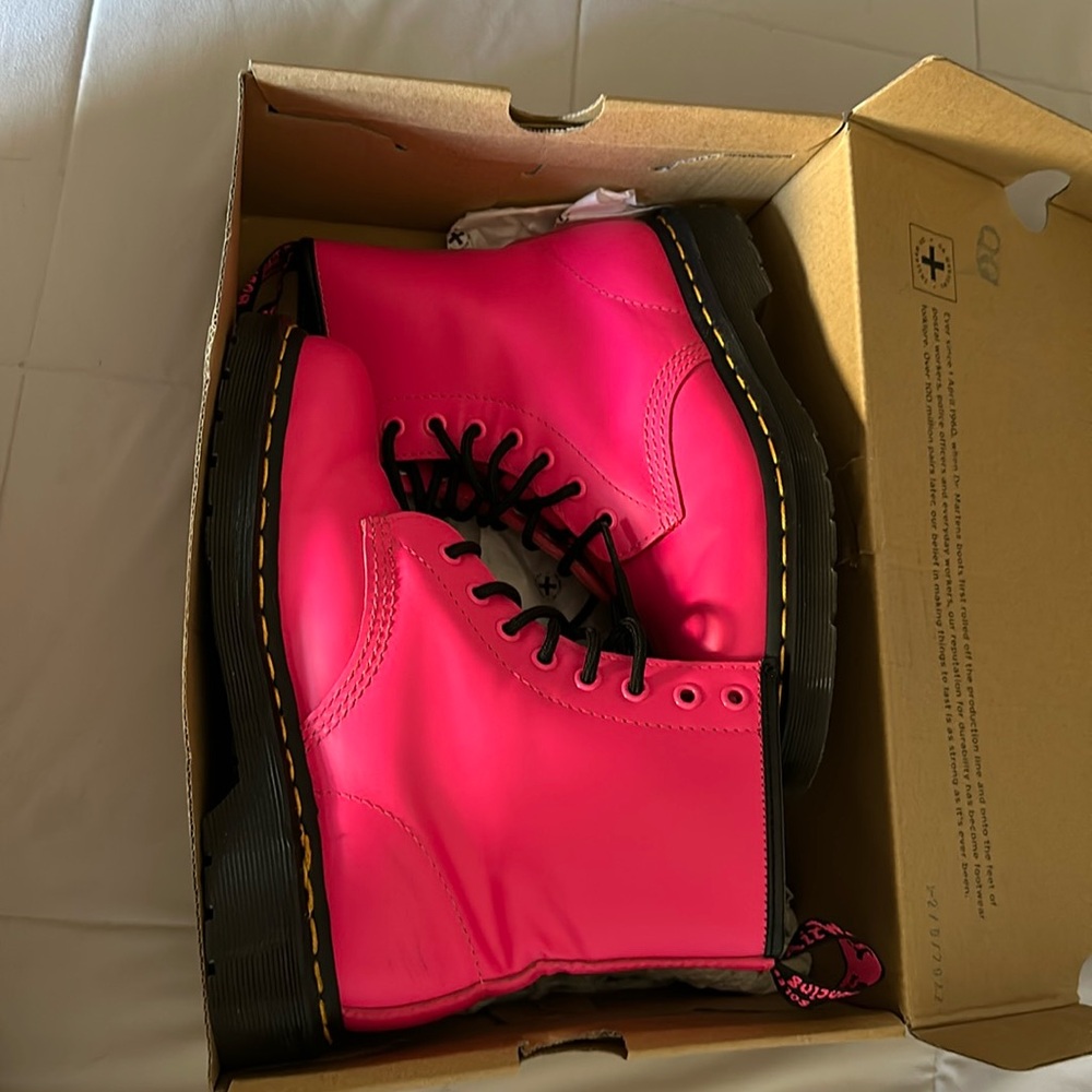 Clash Pink Doc Martens